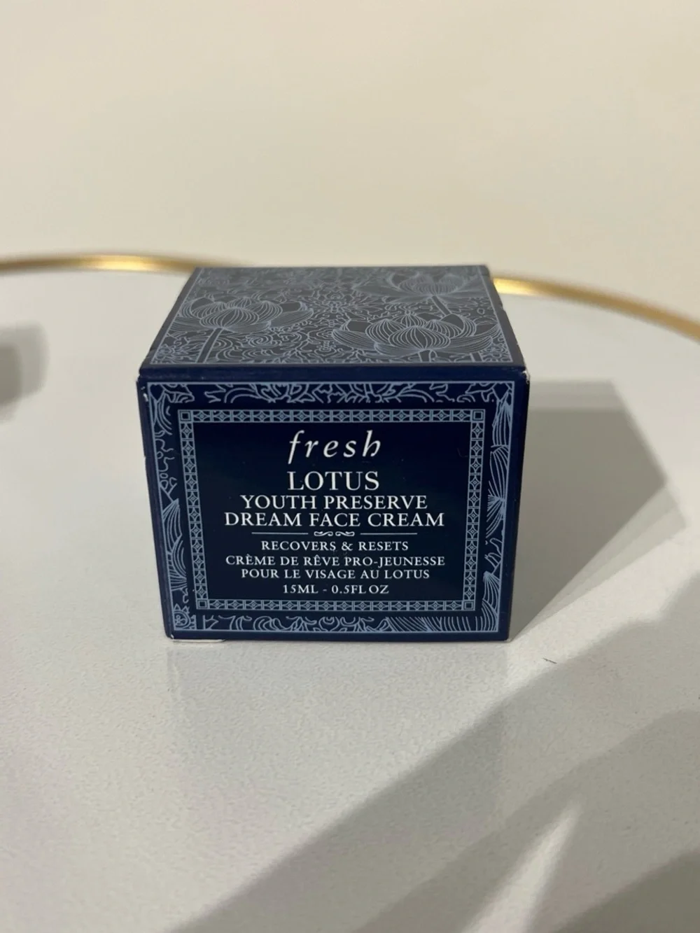 fresh Lotus Youth Preserve Dream Face Cream NEW IN BOX .50oz